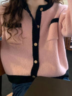 Knitted Open Cardigan