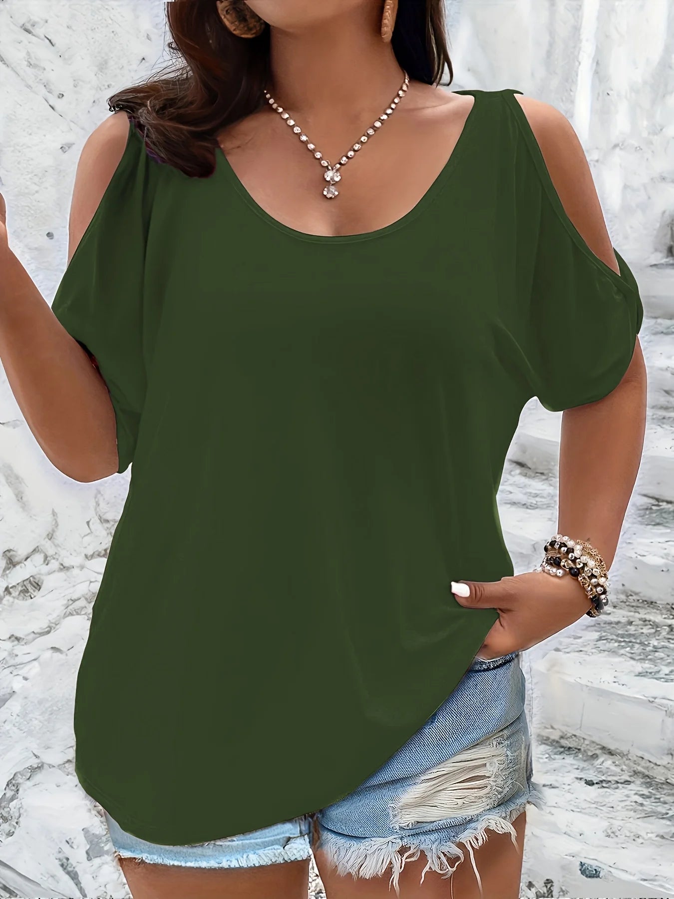 Cold Shoulder T-Shirt