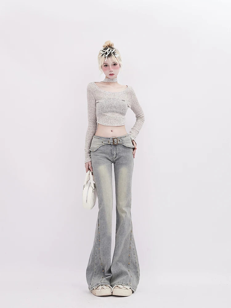 Low Rise Flare Jean