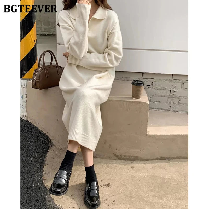 Loose Sweater Dress