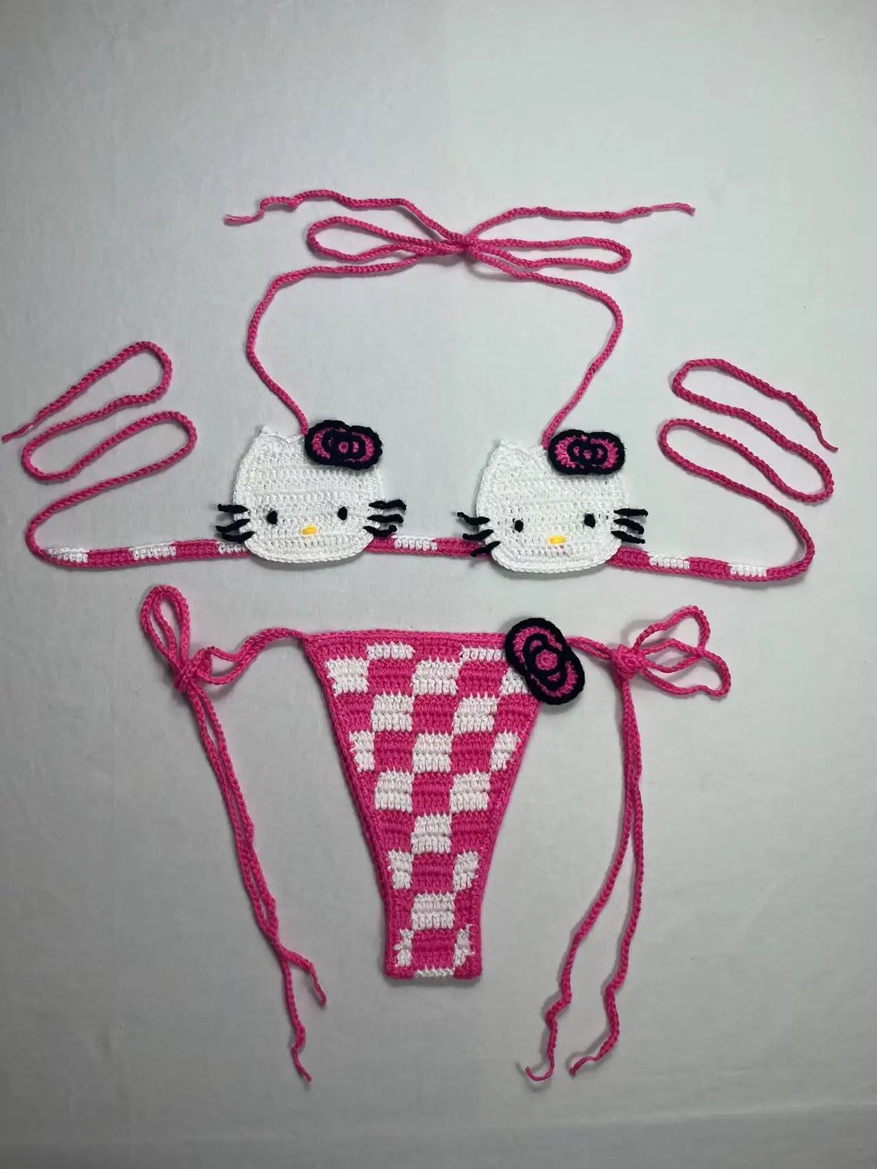 Crochet Kitty Bikini