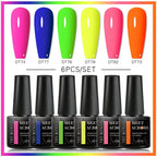 6Pcs Gel Nail Polish Set