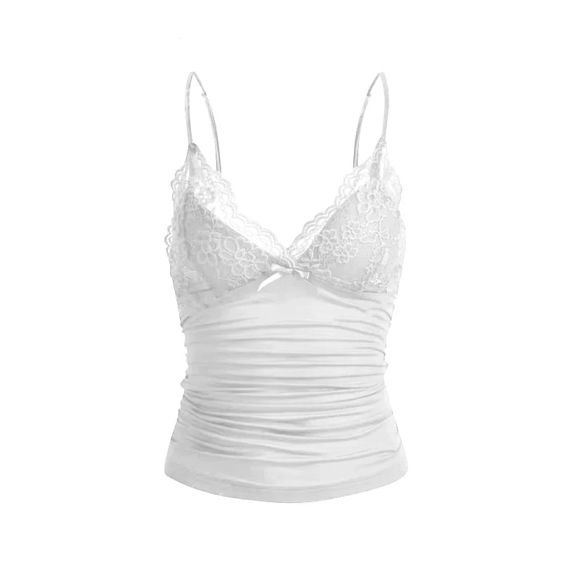 Low Cut Lace V-Neck Camisole