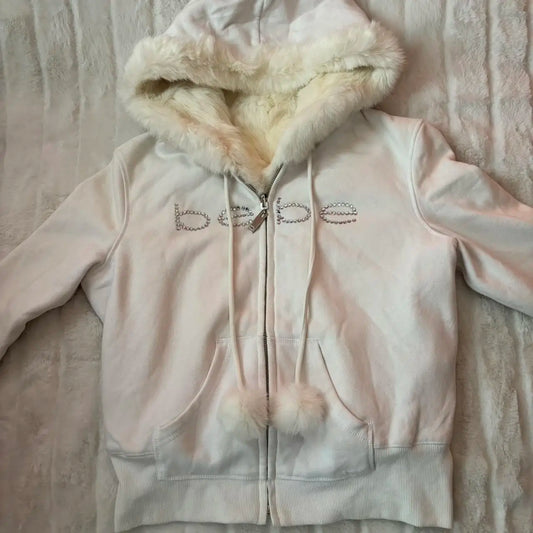 Plush Zip-Up Hoodie