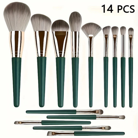 14pcs Soft Makeup Brush Set