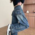 High Waist Loose Wide Leg Jeans