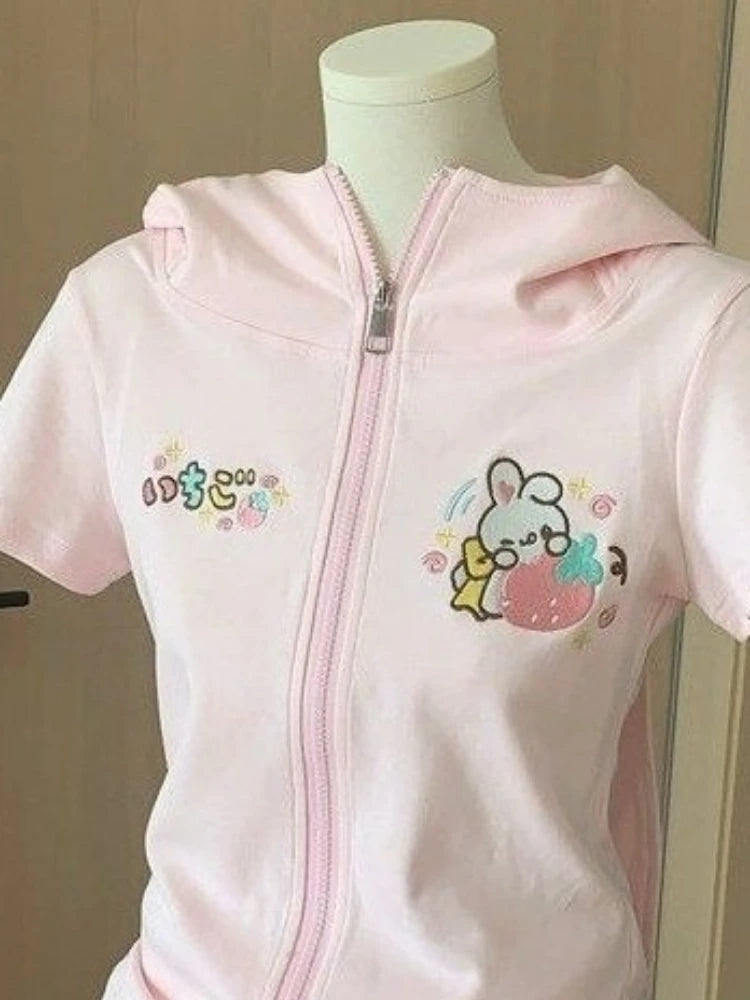 Rabbit Ear Hooded Jacket