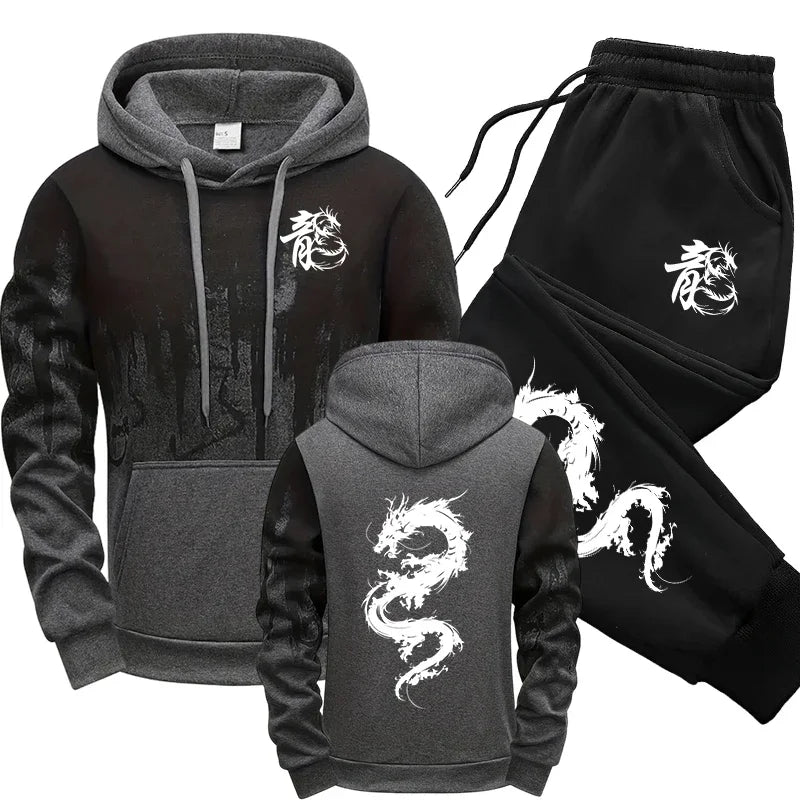Dragon Graphic Tracksuit Set