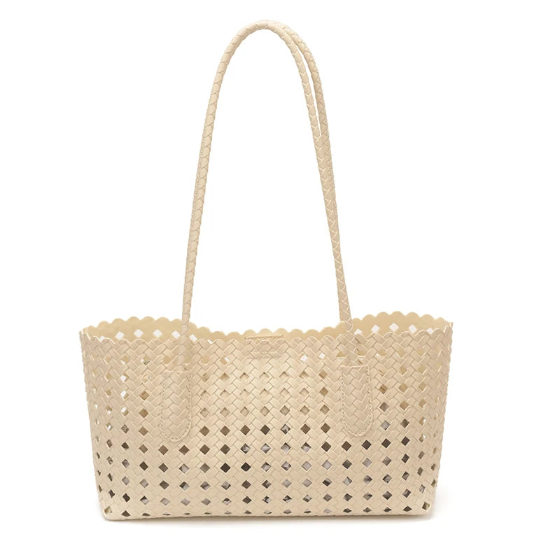 Straw Woven Tote Bag