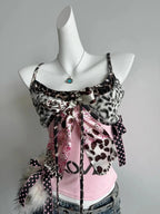 Leopard Lace Tank