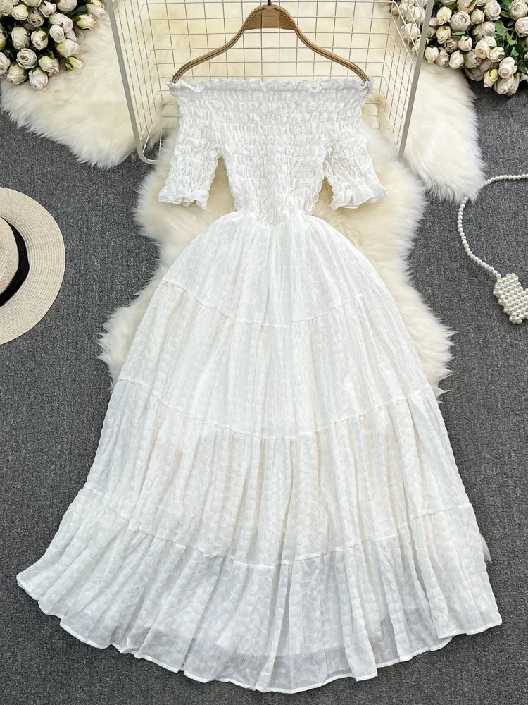 A-Line One-Shoulder Dress