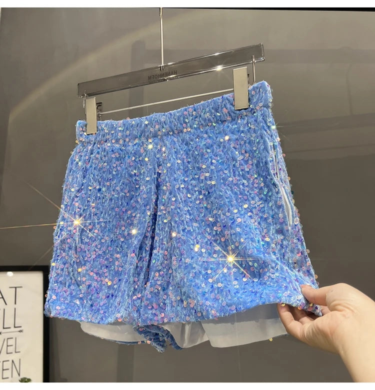 Sequined Shorts