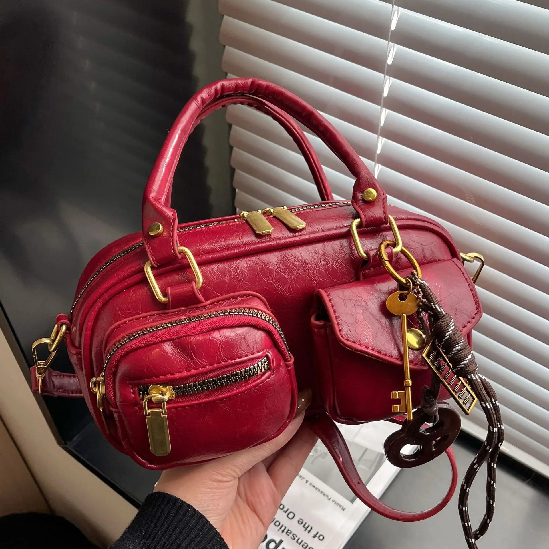 Crossbody Boston Bag