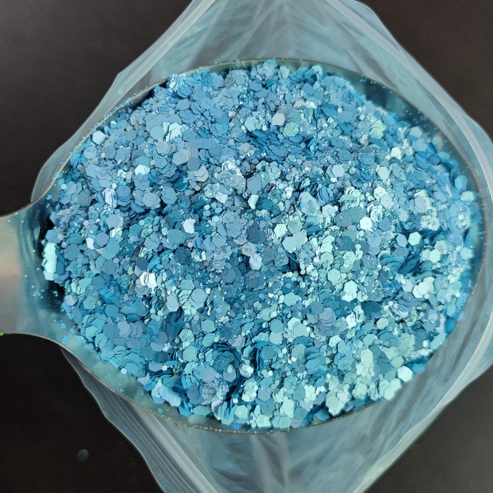 1KG Wholesale Mixed Size Holographic Nails Sequins Manicure Glitter Flakes Paillettes Nail Art Decorations Body/Face Glitter