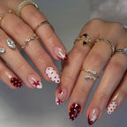 24pcs Sweet Pink Press On Nails