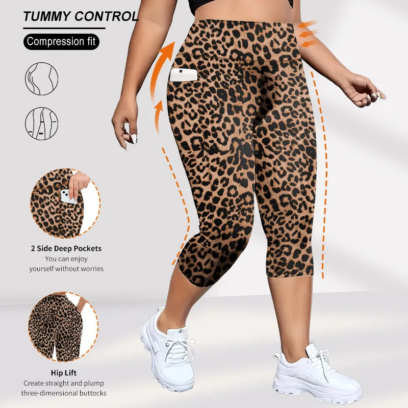Leopard Print Yoga Pants