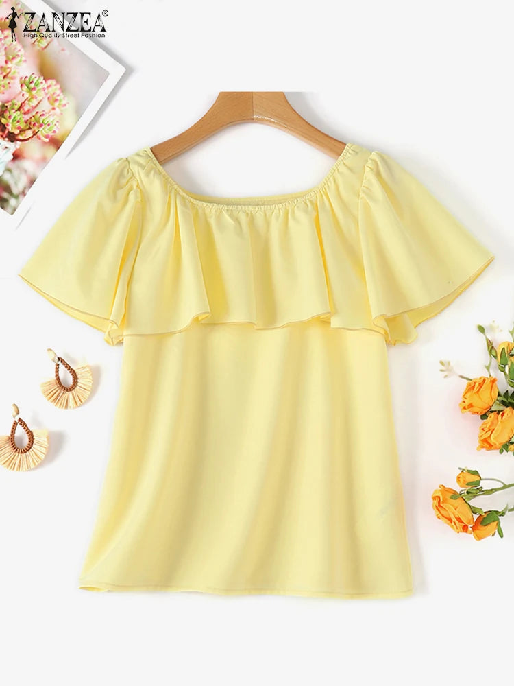 ZANZEA Short Sleeve Shirt
