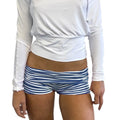 Low Rise Fold Over Shorts