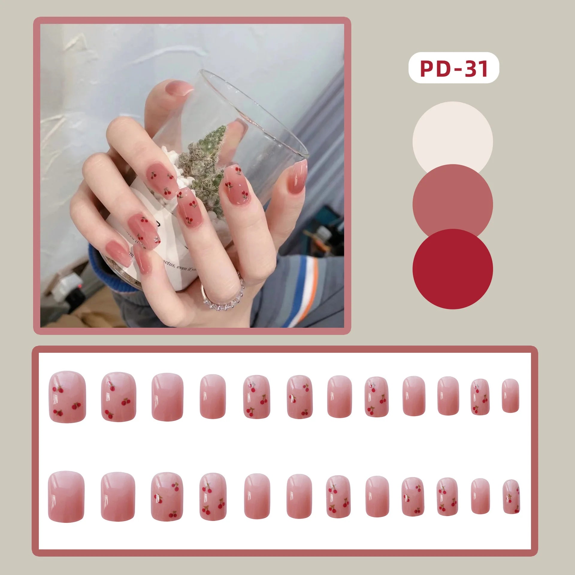 24pcs Fake Nails