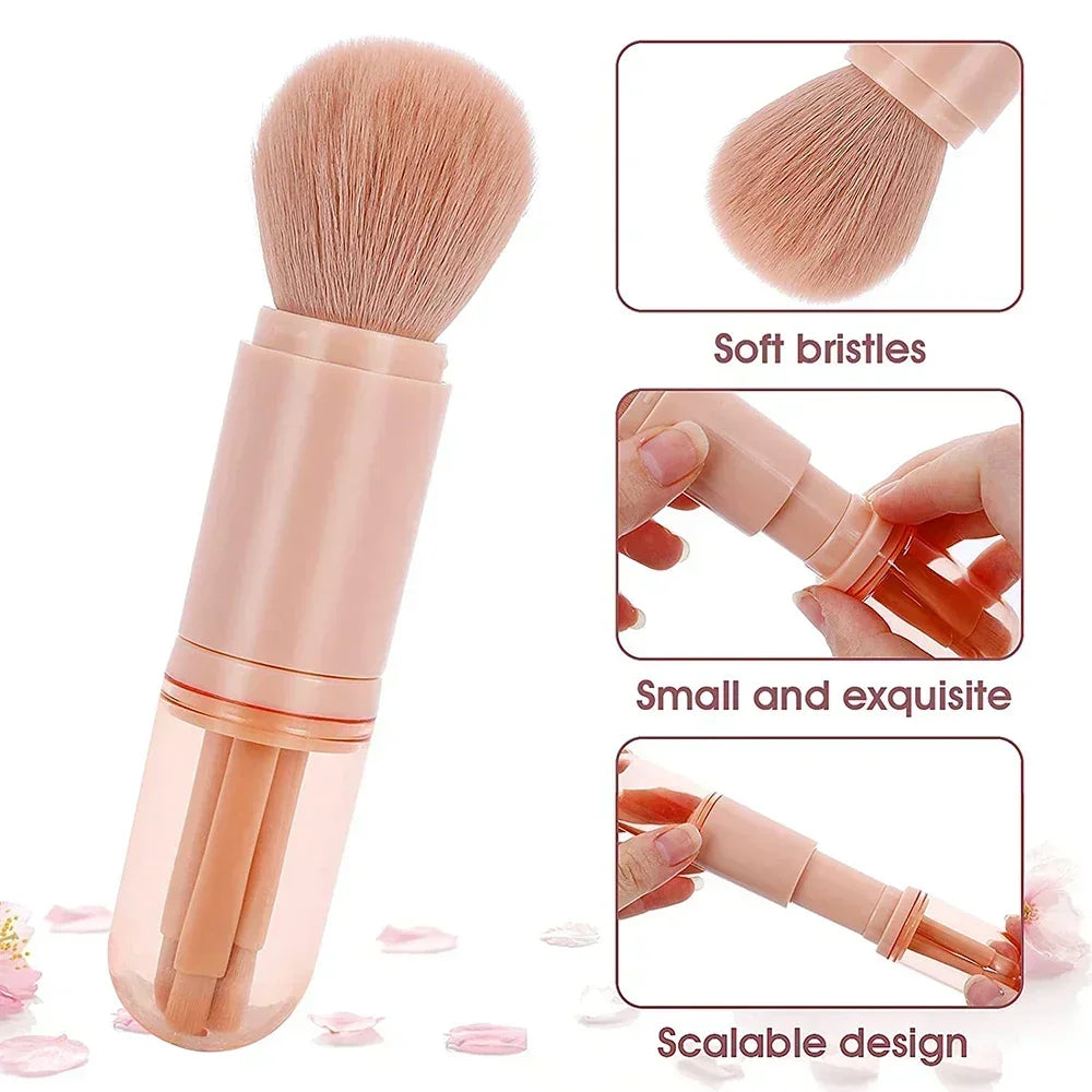 4in1 Makeup Brushes Set