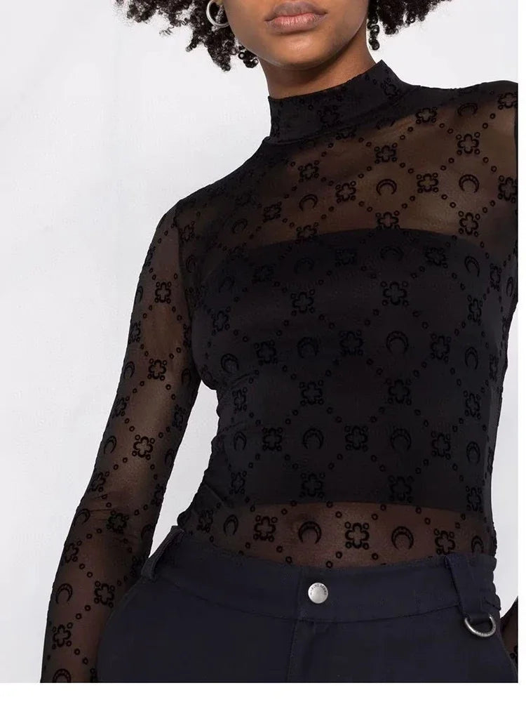 Pullover Mesh T-Shirt