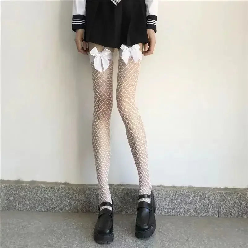 Lace Transparent Thigh High Socks