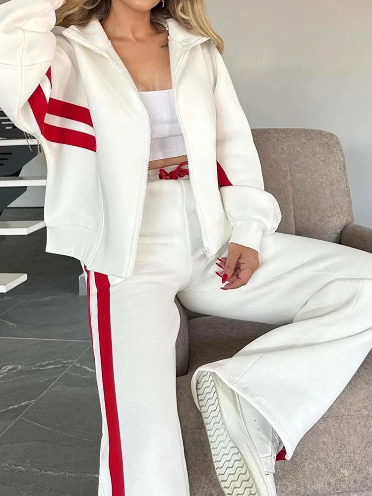 Wide Leg Pants Fashion Set