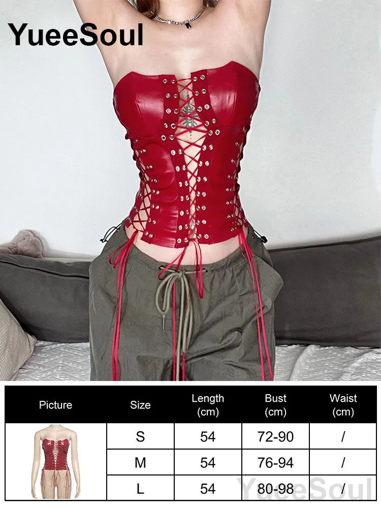 Strapless Corset Bustier Top