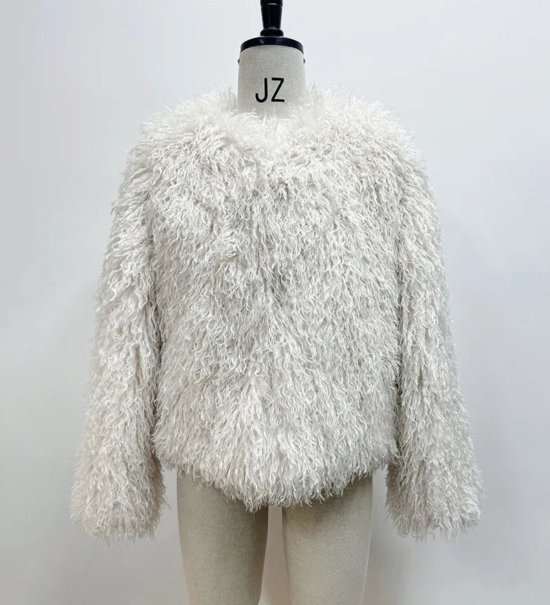 DEAT Faux Fur Coat