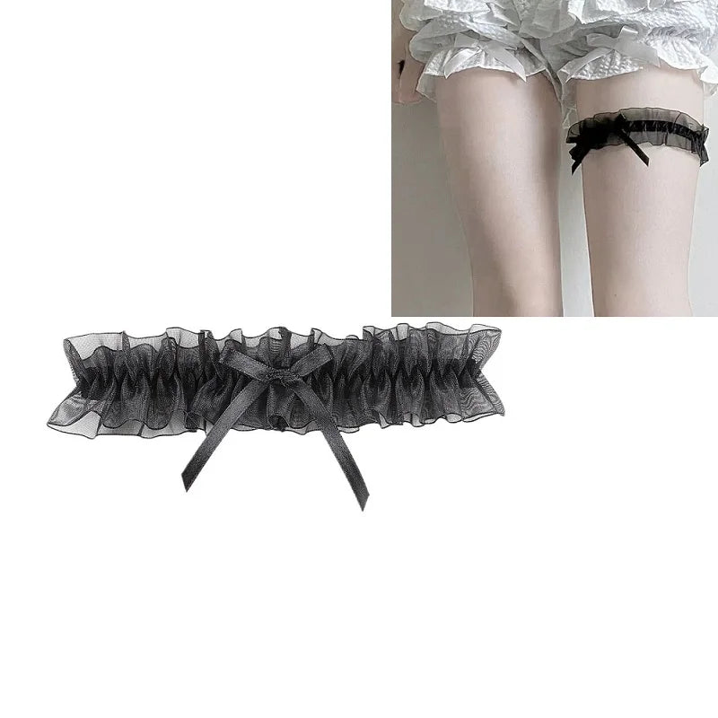 Leather Leg Garter Belt
