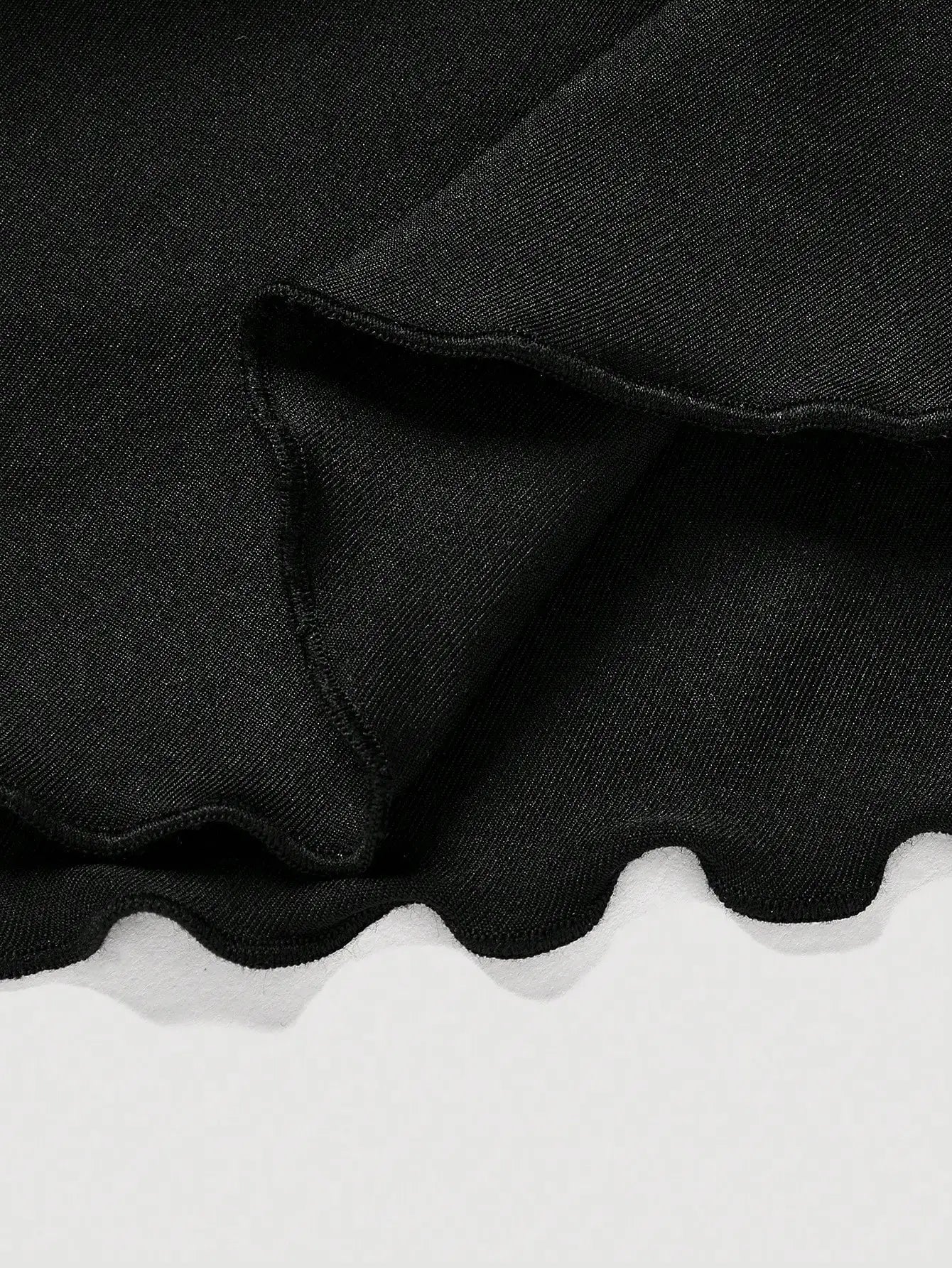 Ruffled Layered Mini Skirt with Side Drawstring