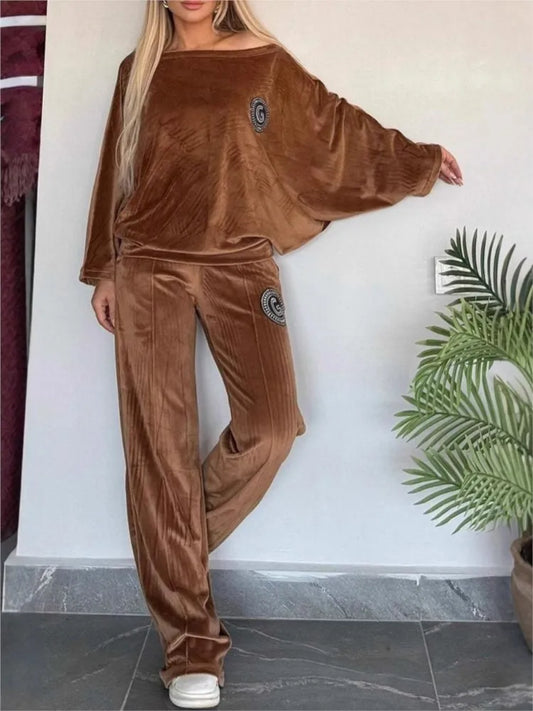 Velvet Pants Set