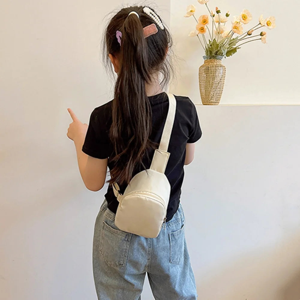 Solid Color Simple Children's Chest Bag