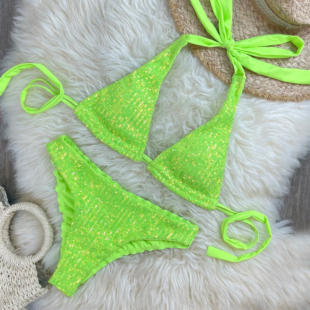 Sequins Sparkle Bikini