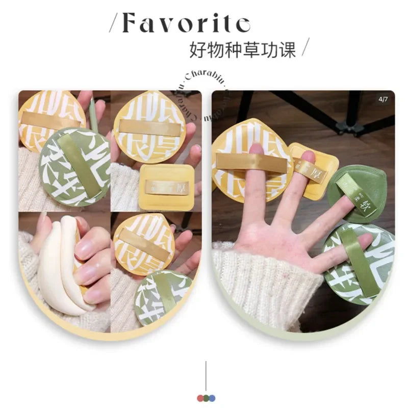 2/9Pcs Makeup Sponge Puff Set Makeup XL Powder Concealer Super Soft Elastic Cotton Face Base Make Up Cosmetic Puff Beauty Tools