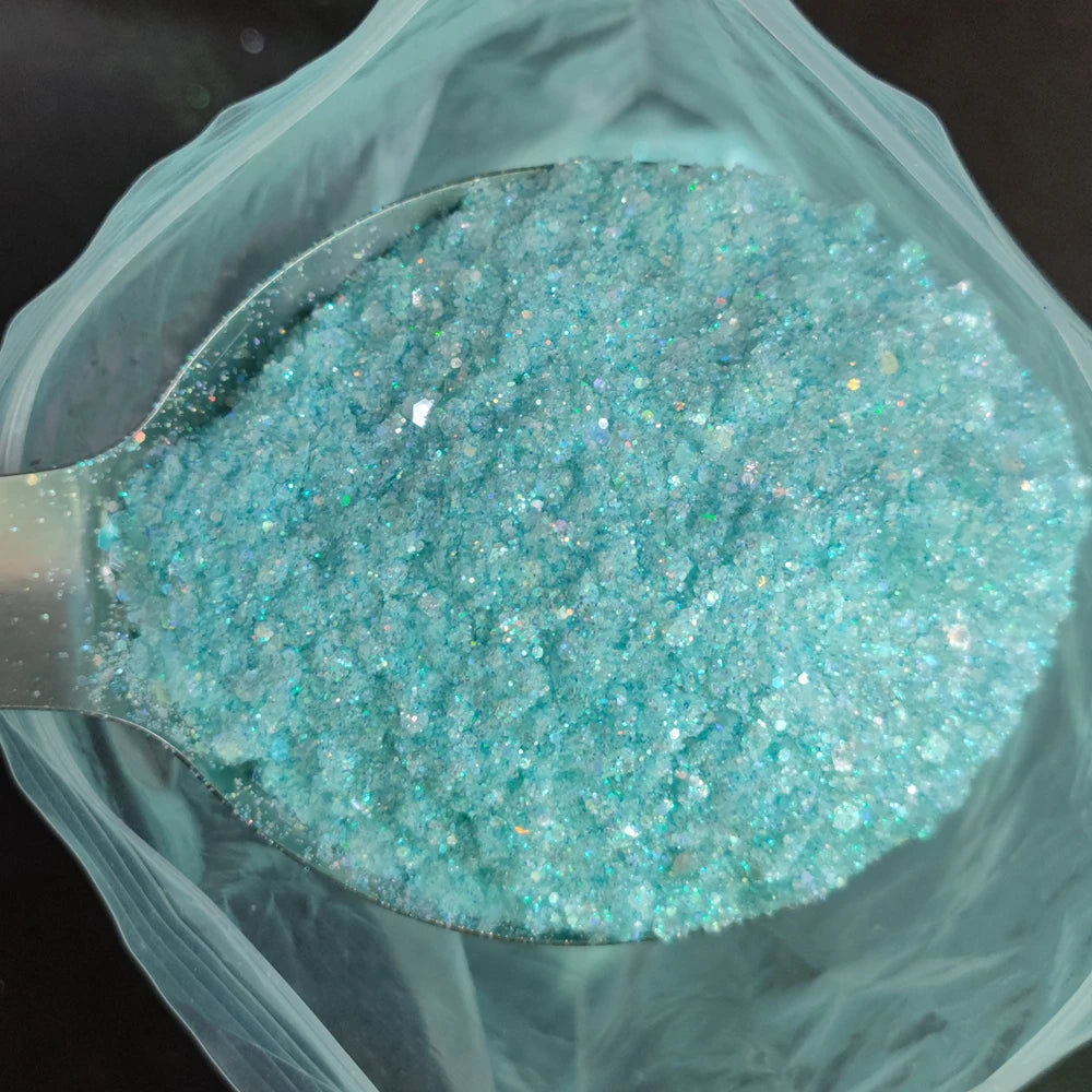 1KG Wholesale Mixed Size Holographic Nails Sequins Manicure Glitter Flakes Paillettes Nail Art Decorations Body/Face Glitter