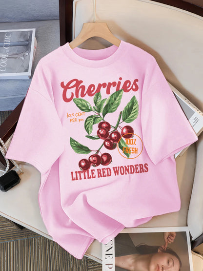 チェリー100%フレッシュ リトルレッドワンダーズTシャツ
