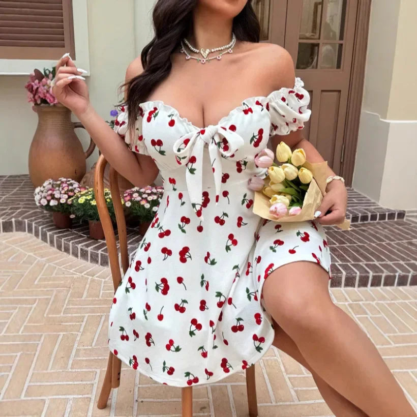 Cherry Print Dress