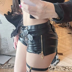 PU Leather Shorts