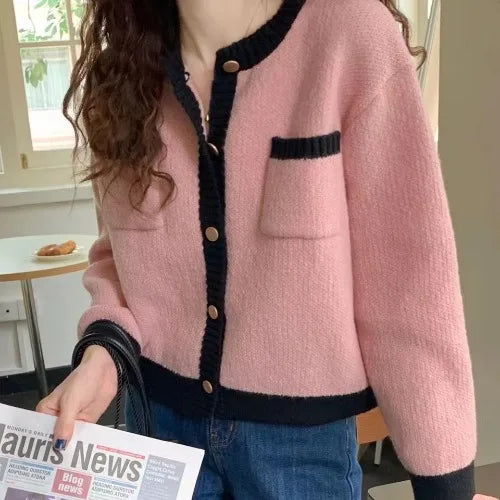 Knitted Open Cardigan