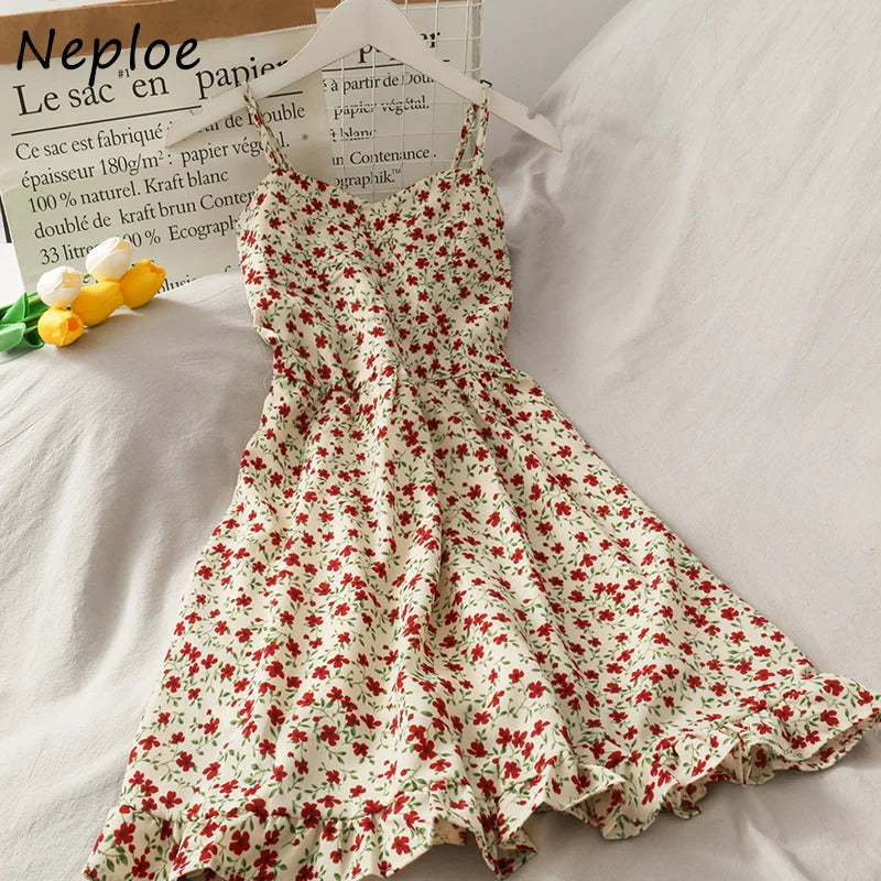 Neploe Print Bohemian Dress