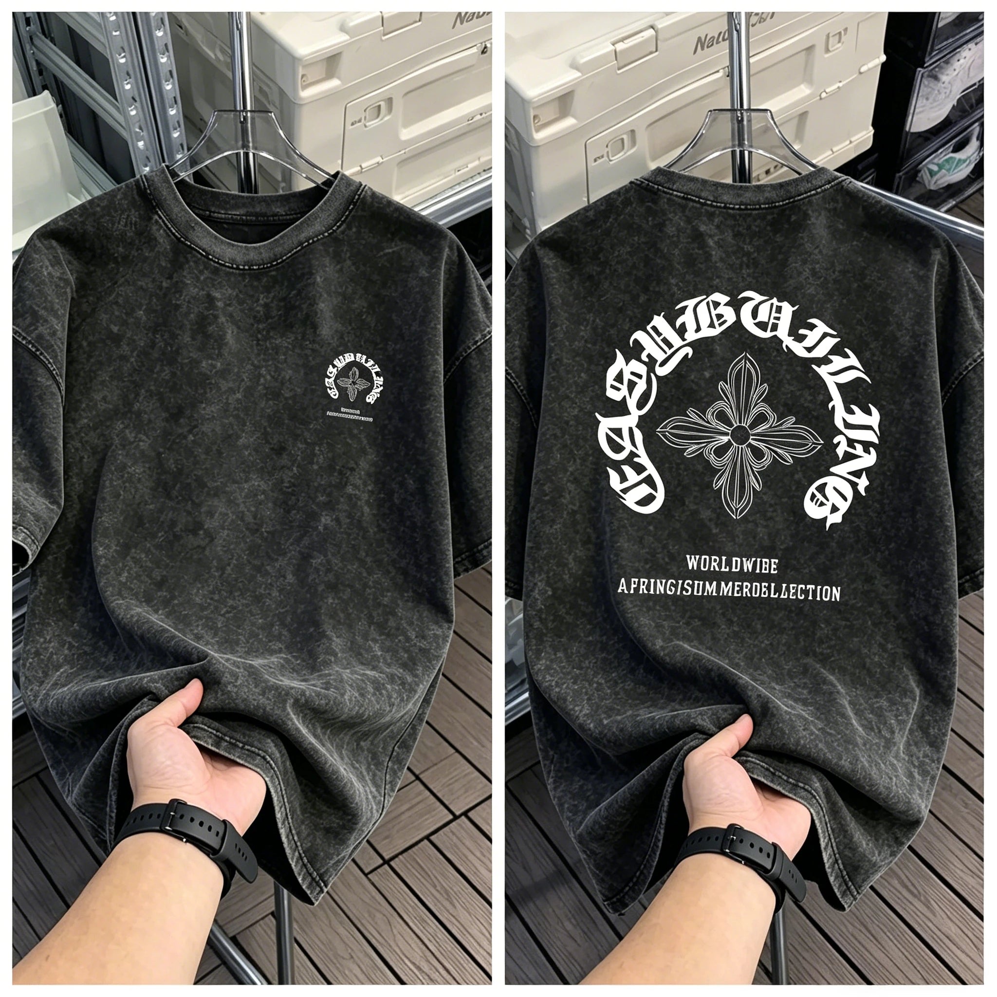 Summer Washed Black Tee