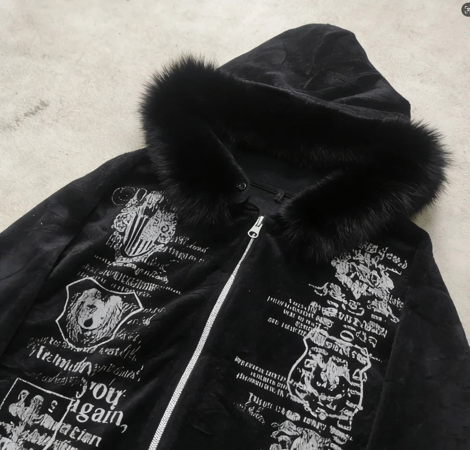 Fur Collar Hoodie