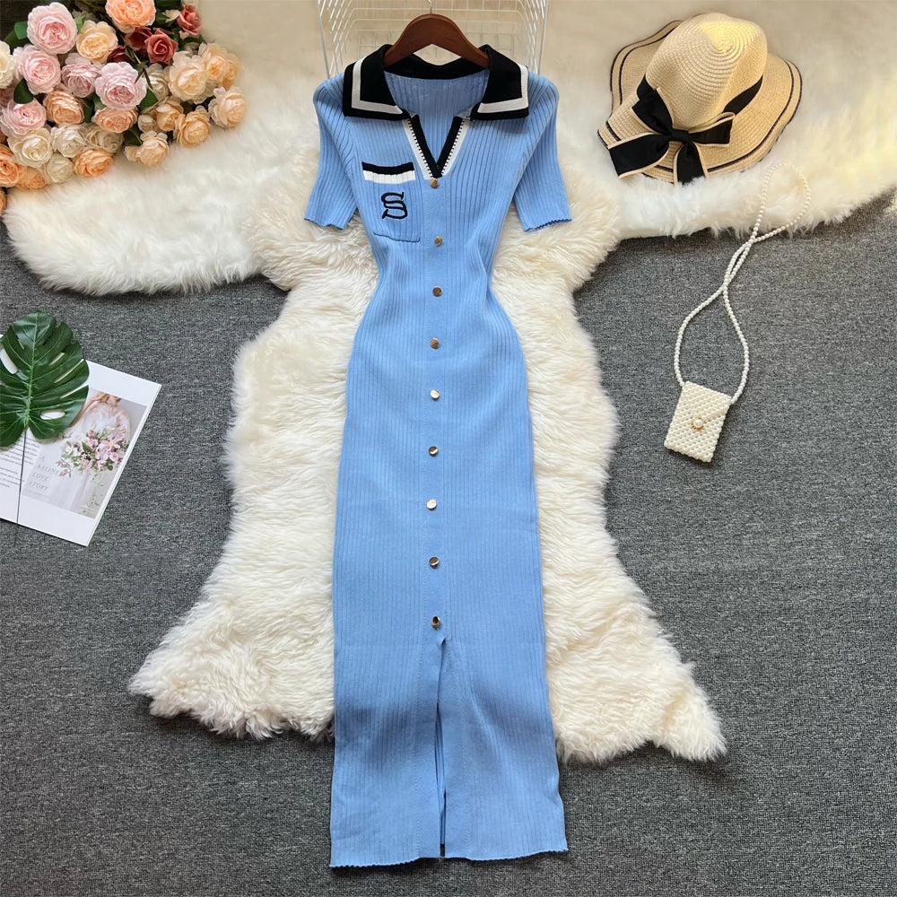 Knitted Long Dress