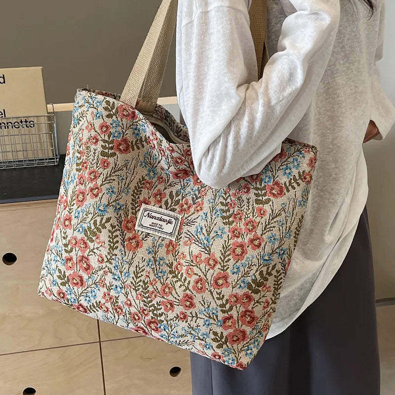 Floral Canvas Bag