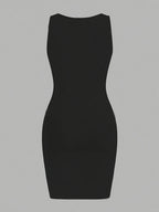 2026 Casual Sexy Cherry Print Round Neck Vest Dress, Spring and Summer Casual Sleeveless Tight Fitting Dress, Women's Dress