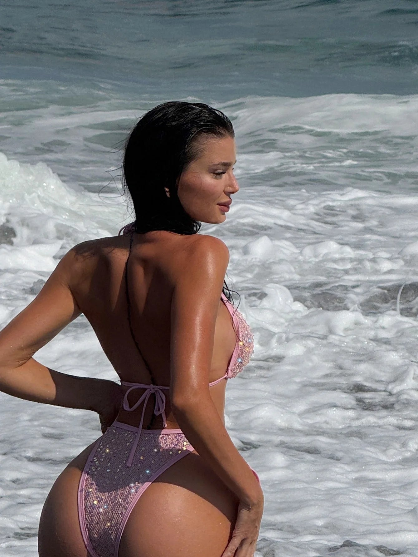 Shiny Sequins Bikini