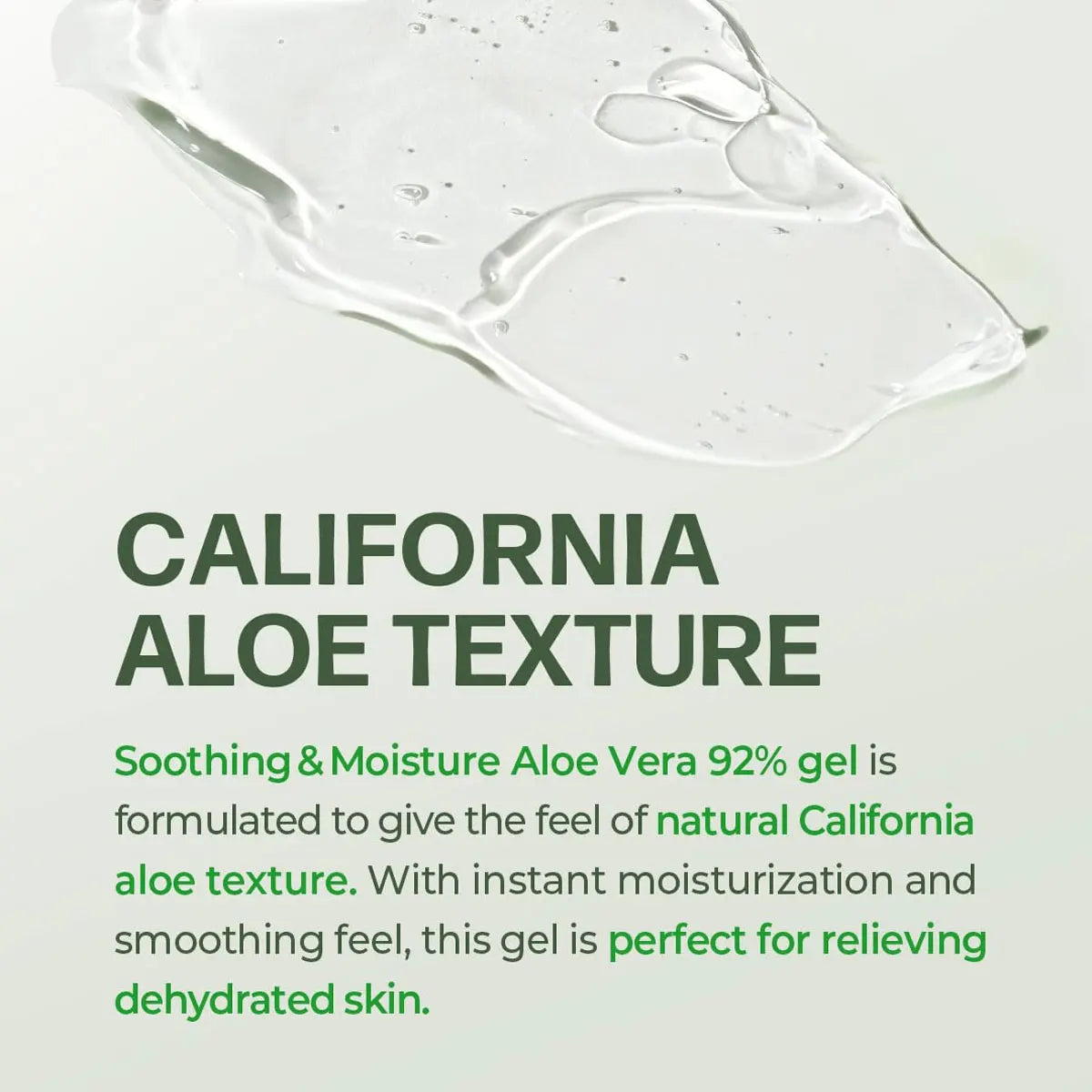Nature Republic New Soothing Moisture Aloe Vera Gel,Daily Hydration,Penetrating Moisture,Korean Skincare,K-Beauty,Korean Makeup