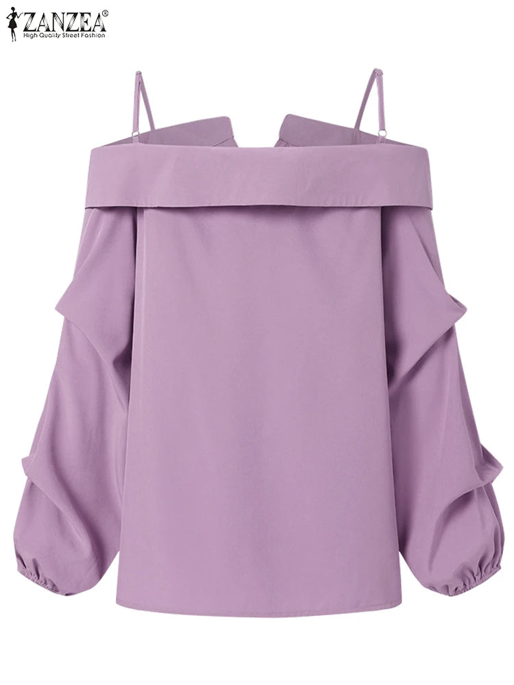 ZANZEA Off Shoulder Blouse