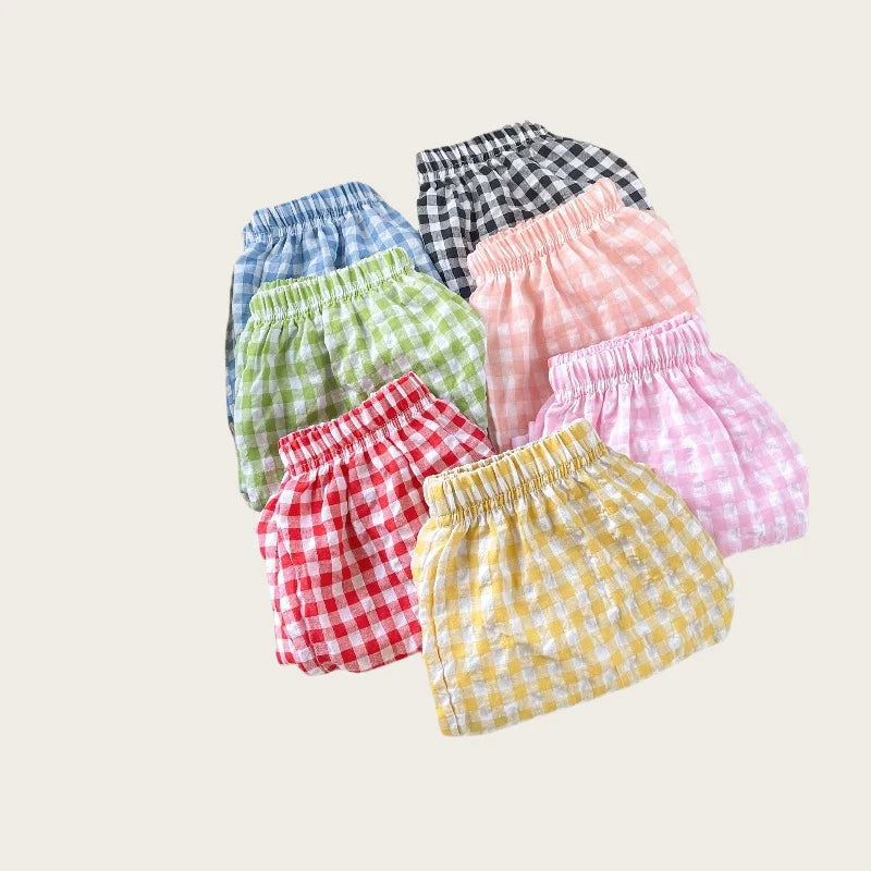 Bubble Gingham Shorts